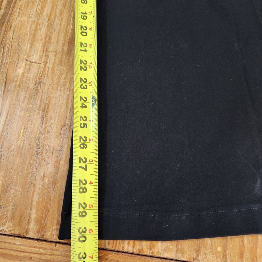 INC NWT Women's Black Flare Leg Pull On Pants XXL High Rise Faux Pockets Stretch - Picture 7 of 10